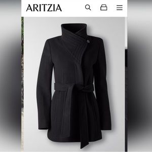 Babaton Atelier The “Conner” Coat in Black. Size XXS. Gently used